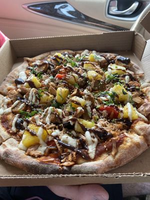 Bbq pizza   at Christopher's Kitchen in Palm Beach Gardens