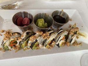 Our appetizers. Thank you CK for keeping it plant-based exclusive ❤️❤️❤️  at Christopher's Kitchen in Palm Beach Gardens