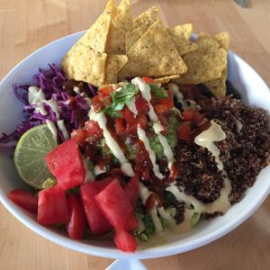 spicy mexican bowl at Christopher's Kitchen in Palm Beach Gardens