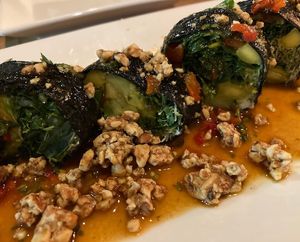 That sushi we want to lick off the plate. at Christopher's Kitchen in Palm Beach Gardens