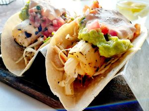 Hearts of Palm noFISH Soft Tacos at Christopher's Kitchen in Palm Beach Gardens