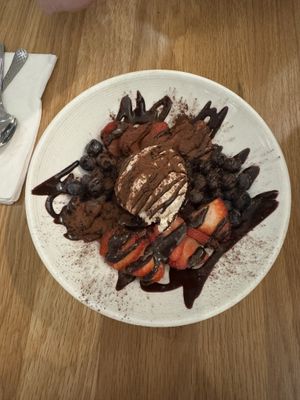 Brownie sundae  at Christopher's Kitchen in Palm Beach Gardens