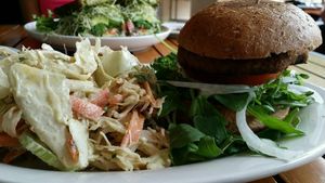 beyond burger at Christopher's Kitchen in Palm Beach Gardens