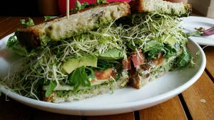 avocado pesto sandwich at Christopher's Kitchen in Palm Beach Gardens