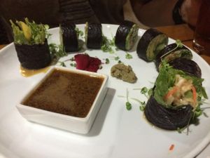 Avocado sushi roll at Christopher's Kitchen in Palm Beach Gardens