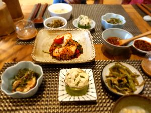 lovely set at Chahororok Tea House in Seoul