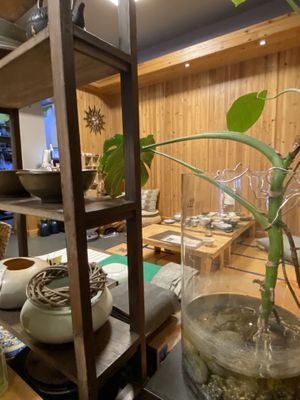 Super cute place with ceramic tea pots and dishes everywhere.   at Chahororok Tea House in Seoul