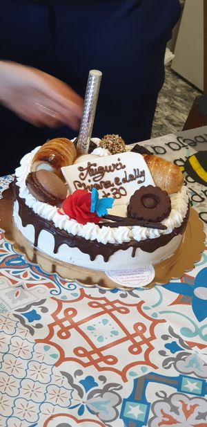 Vegan cake at DolcemenTE' Pasticceria in Pavia