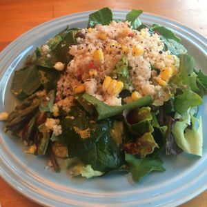 veg salad with cous cous  at Cafe Atl in Osaka