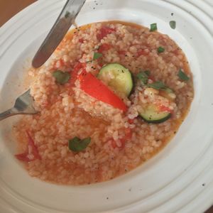 summer risotto  at Cafe Atl in Osaka