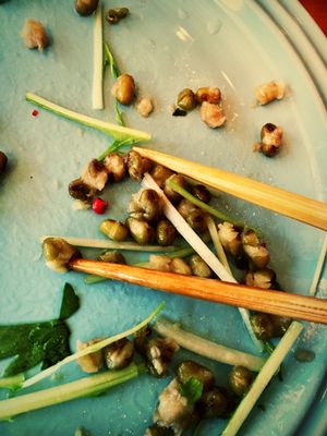 Salad at Cafe Atl in Osaka