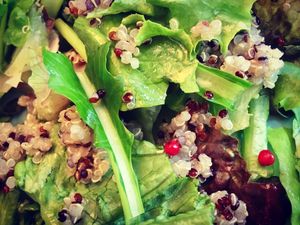 Salad at Cafe Atl in Osaka