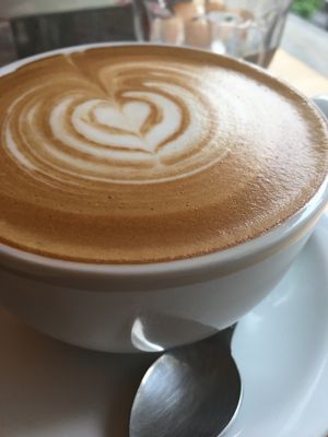 Best soy coffee ever at Cafe Atl in Osaka