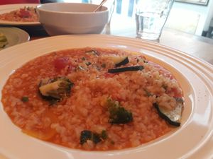 The Rice with Tomato Broth (?) at Cafe Atl in Osaka