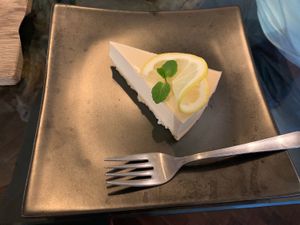 No Bake Cheesecake at Cafe Atl in Osaka