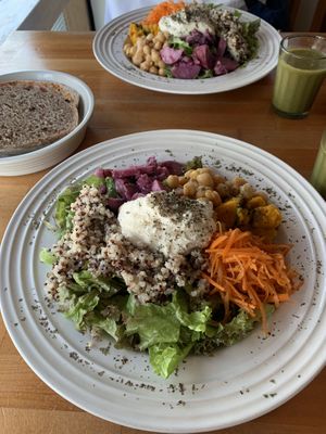 Fusion meal  at Cafe Atl in Osaka