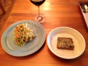 Coleslaw at Cafe Atl in Osaka