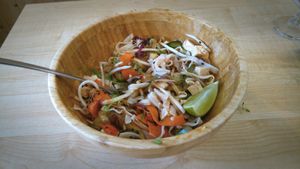 Thai bowl at Refresc House in Barcelona