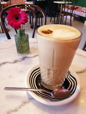 Chai vanille latte at Blue Bananas in Groningen