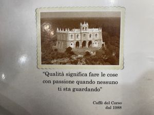 Philosophy of the chef at Caffe del Corso in Tropea