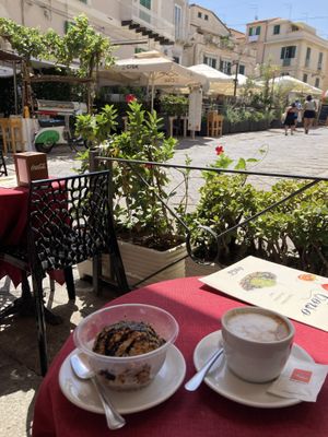 View   at Caffe del Corso in Tropea