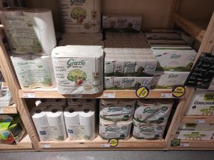 Toilet paper at Biocoop in Vannes