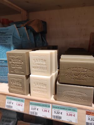Soap at Biocoop in Vannes