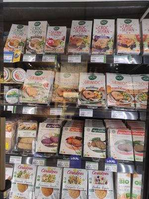 Fridge at Biocoop in Vannes