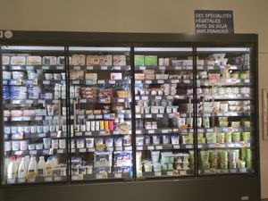 Fridge at Biocoop in Vannes