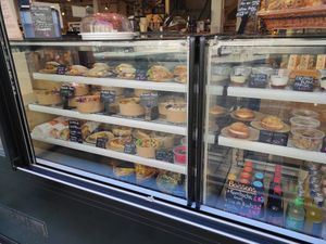 Vegan options in the Restaurant outside at Biocoop in Vannes