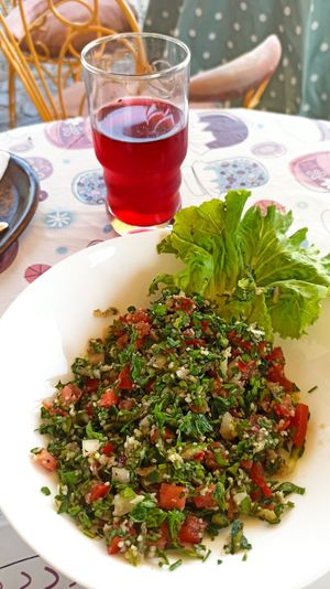 Tabule salad at Tsnim in Kamnik