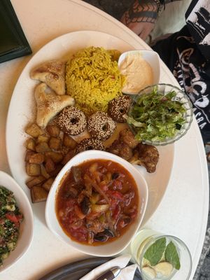 Vegan Mix (wasn’t on the new menu, but it is still possible to get it)  at Tsnim in Kamnik