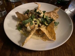 Eggplant cauliflower  at Brickhouse 737 in Ouray