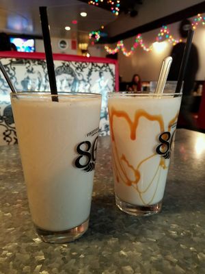 vegan milkshakes at Downbeat Diner and Lounge in Honolulu
