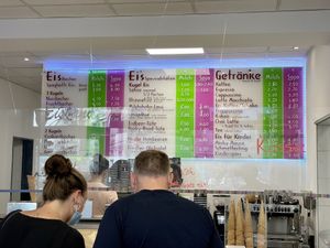 menu at Die Eisbande in Hamburg