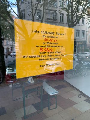 Temporär geschlossen  at Die Eisbande in Hamburg