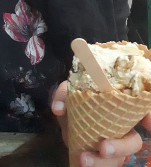 Caramel and salt at Die Eisbande in Hamburg