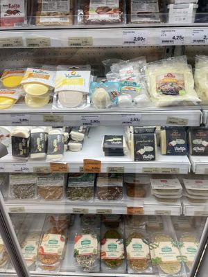 Vegan cheese  at Veritas in Ibiza