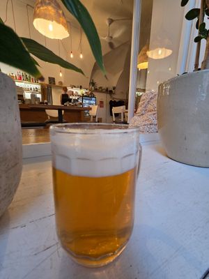 Beer at Café Datel in Ceske Budejovice