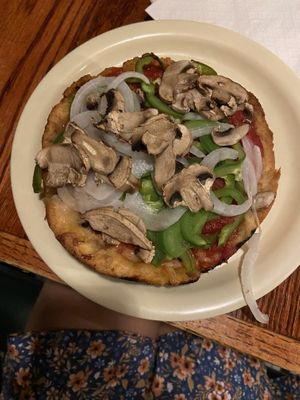 Veggie deep dish  at UNO Pizzeria in Chicago