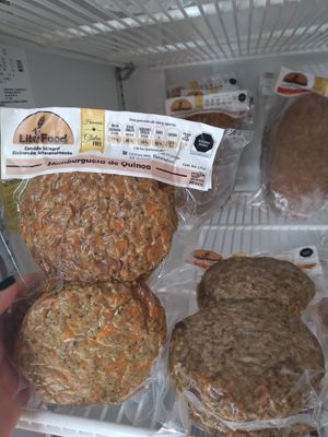 Las de Quinua y atrás las milanesas de seitan, quedan suaves at MiyBalancenaturista in Mexico City