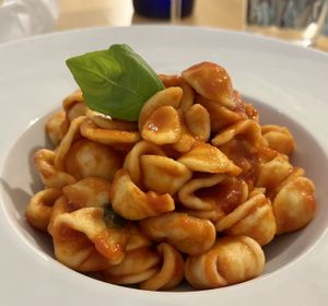 orecchiette pomodoro  at Primi & Vini in Polignano A Mare