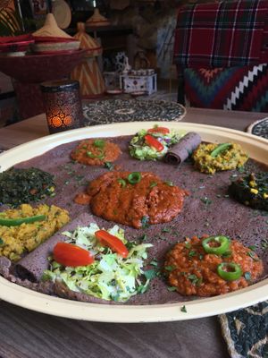 Vegan Horn of Africa  at Wedeb's in Tromsoe