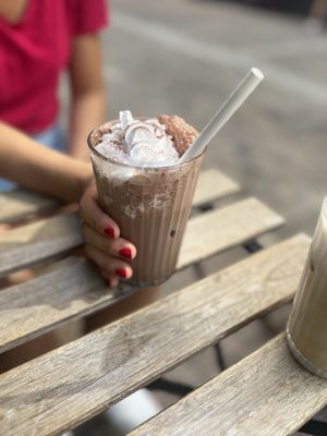 Hot chocolate   at Food Sentimentale in Bayonne