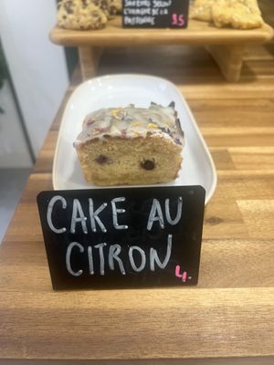 Lemon cake   at Food Sentimentale in Bayonne