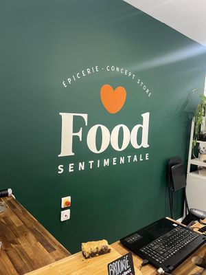 Logo  at Food Sentimentale in Bayonne