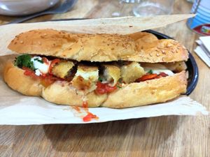 Sandwich at Food Sentimentale in Bayonne