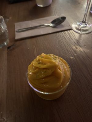Mango soft servee  at Ka Pao in Glasgow