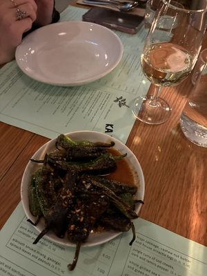 Padron peppers #Veganuary at Ka Pao in Glasgow