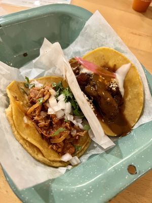 Jackfruit and Plantain tacos  at Tacotarian in Henderson